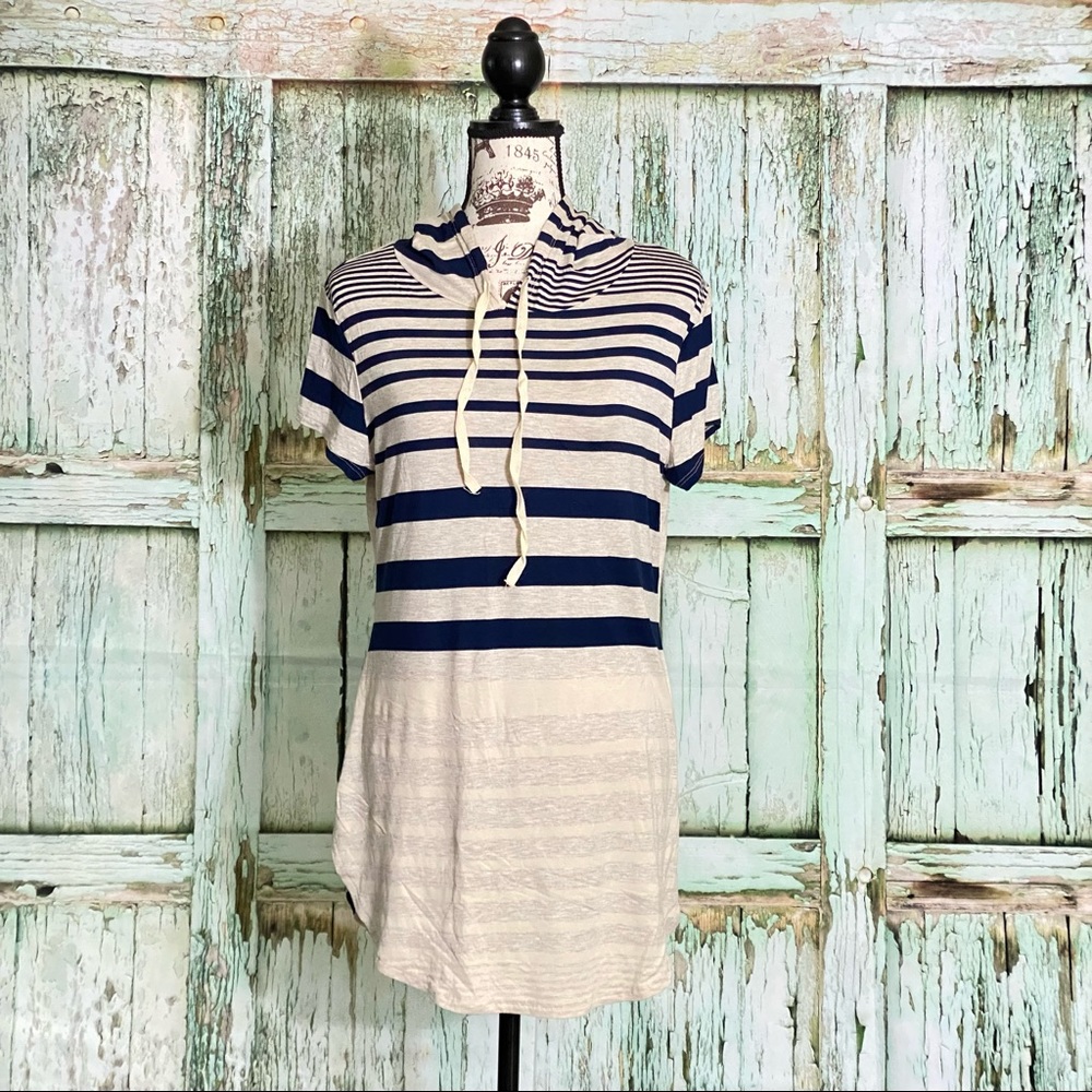Short sleeved Tunic hoodie